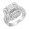 14K White Gold Diamond Cocktail Ring (1 1/2 cttw, H-I Color, SI2-I1 Clarity)