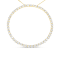 10K Yellow Gold Over Sterling Silver 4ctw Diamond Circle Hoop Necklace
(J-K Color, I1-I2 Clarity)