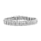 Sterling Silver 3.00 Cttw Diamond Chevron Link Bracelet (I2-I3 Clarity,
I-J Color) - Size 7"