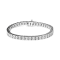 Sterling Silver 1/4ctw Miracle Set Diamond and Bead Link Tennis Bracelet
(I-J Color, I2-I3 Clarity)
