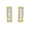 14k Yellow Gold 1/4ctw Diamond Earrings