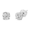IGI Certified 14K White Gold 1 1/2 Cttw Round Diamond Solitaire Stud
Earrings with Screwbacks