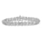 Sterling Silver rose-cut Diamond X-Link Bracelet (1 cttw, I-J Color,
I2-I3 Clarity)