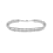 Sterling Silver 1/10 Cttw Diamond Double-Link 7" Rolex Tennis
Bracelet (I-J, I3) - 7.25"
