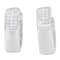 14K White Gold 1 1/8ctw Princess and Round Cut Diamond Huggie Earrings