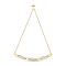 14K Yellow Gold Over Sterling Silver 1/10ctw Diamond Wave and Hearts
Bolo Bracelet 4"-10" Adjustable