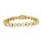 14K Yellow Gold 7.50ctw Princess and Baguette Diamond Modern Link Bracelet
