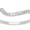 10k White Gold Curved Diamond Wedding Band (1/5 cttw, H-I Color, I1-I2 Clarity)
