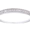 10k White Gold Milgrain Diamond Wedding Band (1/8 cttw, H-I Color, I1-I2 Clarity)
