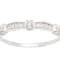 10k White Gold Contoured Diamond Wedding Band (1/6 cttw, H-I Color,
I1-I2 Clarity)