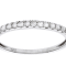 10k White Gold Stackable Diamond Wedding Band (1/6 cttw, H-I Color,
I1-I2 Clarity)