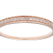 10k Rose Gold Milgrain Diamond Wedding Band (1/8 cttw, H-I Color, I1-I2 Clarity)
