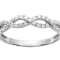 10k White Gold Infinity Diamond Anniversary Ring (1/4 cttw, H-I Color,
I1-I2 Clarity)