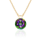 14K 8mm Mystic Topaz Solitaire Pendant Necklace, 2.5 Ct. Tw.