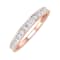 FINEROCK 1/4 Carat Channel Set Diamond Anniversary Wedding Band in 10K
Rose Gold