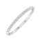 FINEROCK 1/10 ctw 10K White Gold Natural Diamond Ladies Wedding
Anniversary Stackable Ring