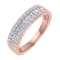 FINEROCK 1/2 ctw Baguette and Round Shape Diamond Wedding Band Ring in
10K Rose Gold