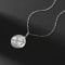 1/10ctw Diamond Sagittarius Zodiac Sign Pendant for Women Necklace in Silver