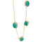 4.16Cts Colombian Emerald, Crafted in 18K Yellow Gold, with 0.44Ct
Diamond necklace