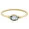 GEMistry 0.44 ctw Oval Sky Blue Topaz Midi Ring in 925 Sterling Silver