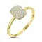 GEMistry 14K Yellow Gold 0.20Ctw Round Diamond Ring
