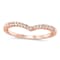 10K Gold Diamond Stackable Ring .10ctw