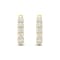 14K Gold Lab Grown Diamond Classic Hoop Earrings 4.20ctw