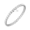 18K White Gold Lab Grown Diamond Tennis Bracelet