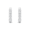 14K Gold Lab Grown Diamond Classic Hoop Earrings 4.20ctw