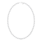 14K White Gold Lab Grown Diamond by the Yard 20 Inch Station Necklace