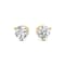 18K Gold Lab Grown Diamond Stud Earrings 1.55ctw