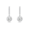 14K Gold Lab Grown Diamond Classic Drop Earrings 2.30ctw
