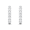 14K Gold Lab Grown Diamond Classic Hoop Earrings 6.75ctw