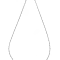 Chimento 18K Bamboo Classic Necklace in white gold