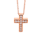 14KT Gold 1/3 CTTW Natural Diamond Cross Pendant