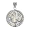 Artisan Balinese Sterling Silver Mother-of-Pearl Sea Pendant
