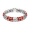 Artisan Balinese Sterling Silver Coral Bangle