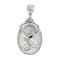 Artisan Balinese Mother-of-Pearl Sterling Silver Dragon Pendant