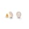 Matera earrings in yellow gold 18k and diamonds pavé 0.65ct