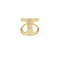 Siracusa collection ring in yellow gold 18k and one line of 9 white
diamonds diamonds 0,36 ct