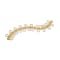 Anniversary100 bracelet smooth band infinity draw in yellow gold 18k.
size M/L