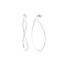 Siracusa earrings XXL in white gold 18k and 304 diamonds pavé, 1.05ct