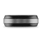 Tungsten Black Ion Plating Grey Center Mens Band