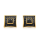 14K Yellow Gold Over Sterling Silver 1/2 Cttw Black Round Diamond Stud
Mens Earrings