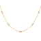 MFY x Anika Yellow Gold over Sterling Silver with 1/4 cttw Lab-Grown
Diamond Necklace