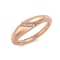 MFY x Anika Rose Gold over Sterling Silver with 1/20 cttw Lab-Grown
Diamond Ring