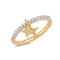 MFY x Anika Yellow Gold over Sterling Silver with 1/5 Cttw Lab-Grown
Diamond Ring