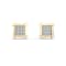 10k Yellow Gold Round Diamond Womens Stud Earrings ( H-I Color, I2
Clarity )