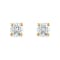 Diamond2Deal Lab Grown Diamond 14k Yellow Gold Stud Earrings 3.0ctw