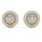 10k Yellow Gold 0.62ctw Diamond Womens Round Stud Earrings ( H-I Color,
I2 Clarity )